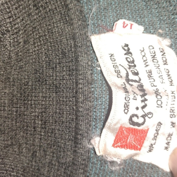 60's Vintage Gina Teresa Window Pane Plaid 100% Pure Wool Jacket/Skirt Set 14 - Picture 6 of 11